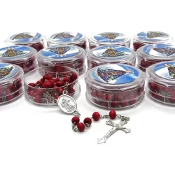 Kit Com 15 Terços Perfumados Nossa Senhora Aparecida Promoção