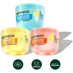 Hidratante Facial Antimanchas, Antiacne ou Antissinais Toque Seco - 85g - Garnier