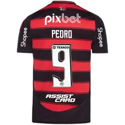 Manto Flamengo Jogo 1 Adidas 2025 - C/ Kit Patrocínio - Pedro 9