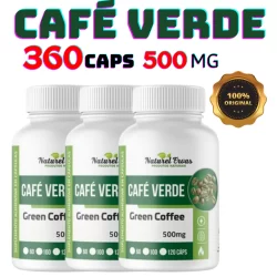 Café Verde 500mg 120 cápsulas 500mg - Natural