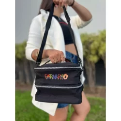 Bolsa térmica inspiração farm Portátil Com Isolamento Térmico Lancheira Marmita Viagem