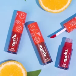 Blush Batom E Sombra 3x1 Melu By Ruby Rose RR1100 Diversas Opções 22ml