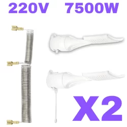 Kit 2 Resistência Loren Shower Ultra Chuveiro Lorenzetti 7500w 220v