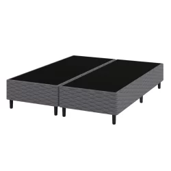 Base Box King 193x203x38 Cinza Flávia Umaflex