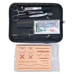 Kit Sutura Completo 8 Peças Nivel Profissional em Aço Cirurgico Com Nf