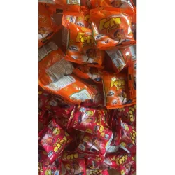 20 unidades de Pipoca doce Fera 10 grs + 20 unidades Salgadinho Fera 15 gramas