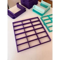 Marcador de Bolo gelado 18 cavidades 6,6cm x 3,3cm