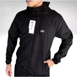 Corta Vento Masculino ,Lac Bordado,Preto,Academia,Treino,Corrida