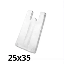 100un Sacolas Branca Tamanhos 25x35 - 30x40 - 38x48 - 48x58 - 60x75