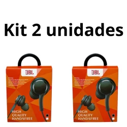 kit 2 Fone de Ouvido com fio  Grave Intenso Reforçado fone akg |$amsumg s10/ s7 p2 e tipo-c
