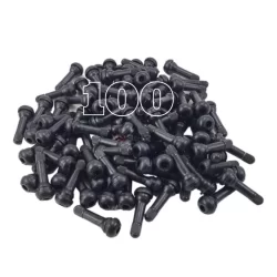 Valvula TR 414 - 100 unidades Valvula Pneu Sem Camara Carro Caminhonete Bico Pito 100pcs Kit