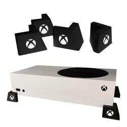Kit 4 Suporte Pezinho Console Xbox Series X e Series S Suporte Horizontal