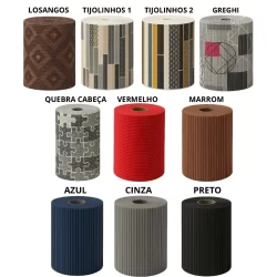 Passadeira Antiderrapante Varias Cores 43cm