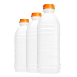 Garrafa Plástica com Tampa Lacre 200ml 300ml 500ml 1L 100 unidades Suco Café Chocolate Quente Caldo de Cana Agua de Coco