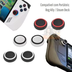 Grip de Silicone Capa Protetora para botão Analógico de portátil - Rog Ally / Steam Deck