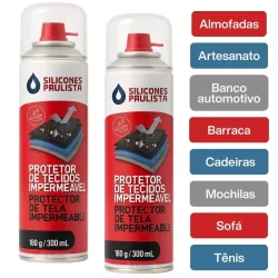 Kit Impermeabilizante de Tecidos - Silicone Paulista- 300ml