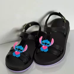 Sandália Stitch 2025 Menina Juvenil Infantil Lançamento Menina Fofa Leve Macia