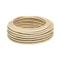 Corda De Sisal 5mm 10 Metros Rasada Arranhador Para Gato Artesanatos Decoração Amarração