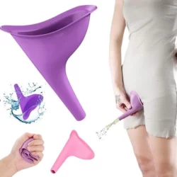 Silicone para Urinol Feminino Para Fazer Xixi Em Pé Festa