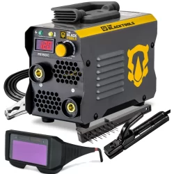 Maquina Inversora De Solda 120a 220v Com Óculos Automático The Black Tools