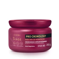 Máscara De Hidratação Capilar Eudora Siàge Pro Cronology Com 250g