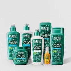 Kit DaBelle Hair Cachos da Onda  - Máscara 400g (7 Produtos)