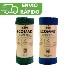 Pano Limpa Pisos Internos Ákora EcoMais Mágico 40x60 – Eficiência e Praticidade (em Cores Sortidas!)