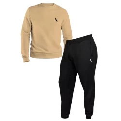 Kit Blusa de Moletom Masculina Gola redonda + calça lançamento