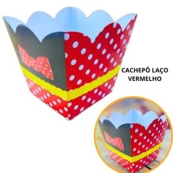 10~60 CACHEPÔ FESTA MINNIE MOUSE 8,5X8,5X7,8 CM