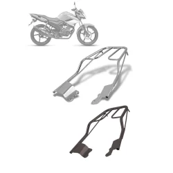 Bagageiro Reforçado Cromado/Preto Fazer 150 2014 Até 2016 Original Pro Tork
