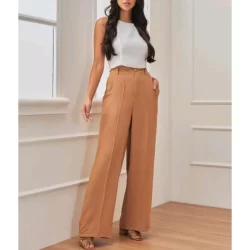 CALÇA PANTALONA TECIDO DUNA Leve e respirável