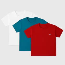 Camisa Infantil Básica Camiseta Menino Tam 2 ao 16