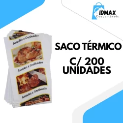 Saco Térmico para Frango E Assados com 200 UNIDADES