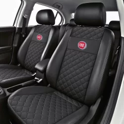 Capa Banco Carro Tecido COURO Diamante Fiat Idea 2012 2013 2014 2015 2016