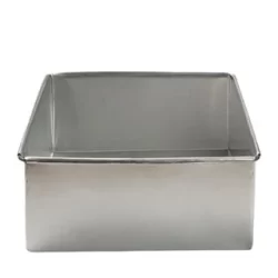 Forma de Bolo  Quadrada Reta 15x10 Borda Alta 1kg
