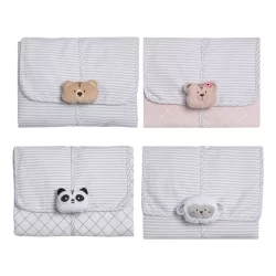 trocador infantil de fralda impermeavel portatil acolchoado macio bebe 66x40cm