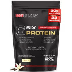 Whey Protein Concentrado 6 Six Protein 900g - Definição e Performance - Bodybuilders