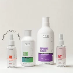 Progressiva Sem Formol Orgânica + Tônico Antiqueda Kit com 4 produtos