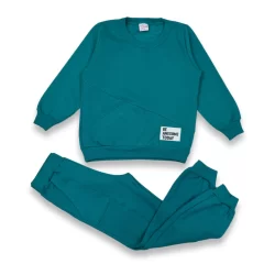 Conjunto Moletom Infantil Menina Capuz Confortável Inverno