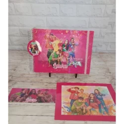 livro de colorir Dos Rosa