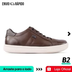 Sapatênis Pegada Style Casual Masculino Marrom  Original Com Nota Fiscal e Garantia