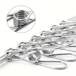 Prendedor de Roupa de Inox - 24 Prendedores 100% Inox Roupa Bebê