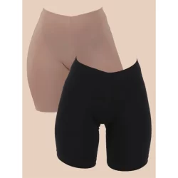 Kit 2 Shorts Feminino Ánagua Cintura Alta de Algodão