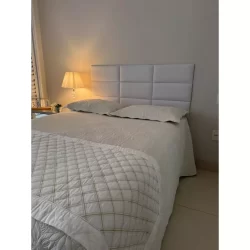 Cabeceira em COURINO Estofada Cama Box Casal Queen King  45cmx20cm -  VÁRIOS TAMANHOS - ENVIO RÁPIDO