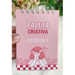 Livro de texturas e estampas A6 - Paleta criativa
