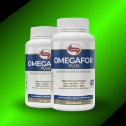 Kit 2 Omegafor® Plus 1000mg - (120 Cáps) + Epa Dha_(Vitafor)