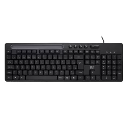 Teclado com fio TM200 Multimídia Office Entrada USB Preto - TC262