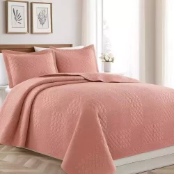 Cobre Leito Bela Casal Padrão 3 Peças 600 Fios 100% Algodão Aconchegante e Elegante