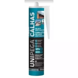 Selante de Uso Geral Veda Calhas Cinza/Aluminio 280ml UNIPEGA-05110116