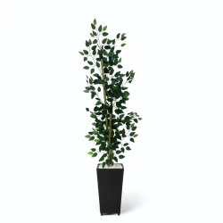 Planta Artificial Bambu da Sorte Vaso Quadrado Atacado